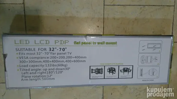 32”-70” LCD LED TV monitor Nosač Okretni nagibni zidni nosač
