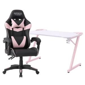 Gaming Sto GT22 Pink + Gaming Stolica Throne 2200 Pink