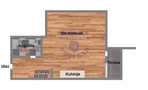 Mišeluk, 0.5 garsonjera, 28 m²