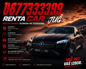 RENT A car – već od 250€ mesečno!