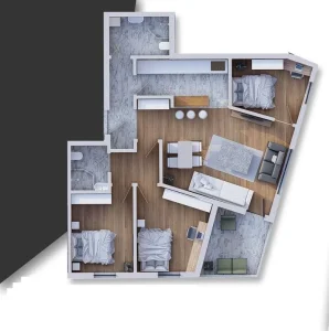 Izgradnja visokog kvaliteta na Telepu,77m2!