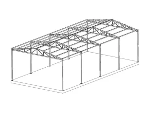 Konstrukcija 16x8x4m - laka montaža