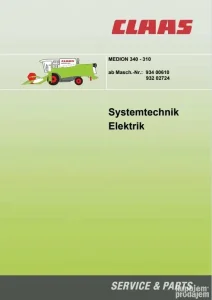 Claas Medion 310 340 Sistem struje