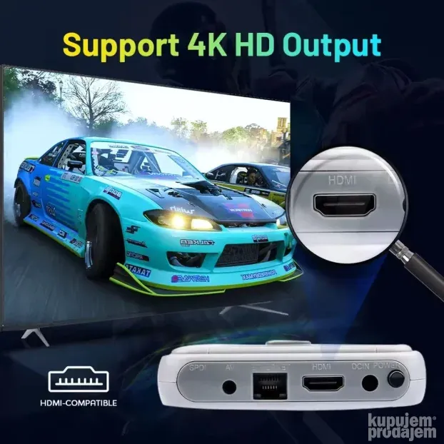 Super Console X Pro, retro konzola za igrice(bez dzojstika)
