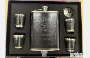 Pljoska Jack Daniels sa 4 casice