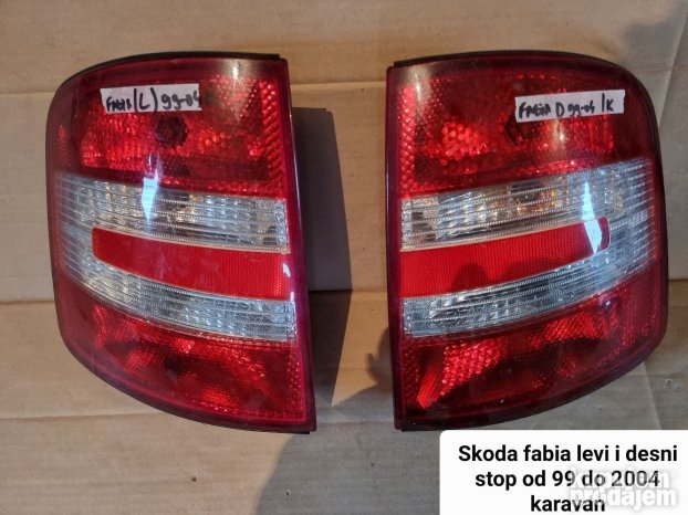 Skoda fabia levi i desni od 99 do 2006