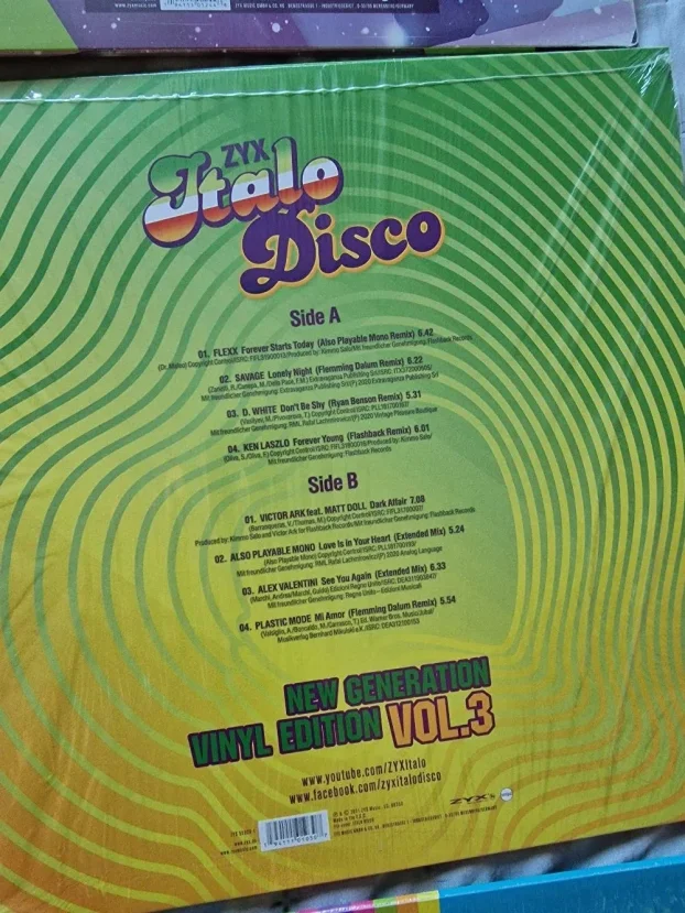 Italo Disco,Disco LP ploce