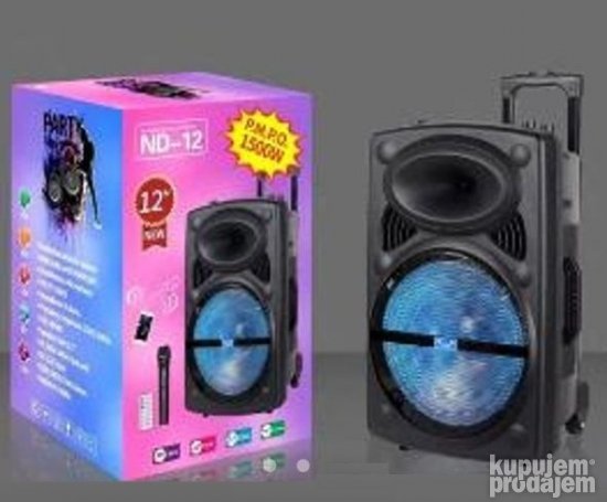 Zvucnik Bluetooth zvucnik ND-12 Bluetooth Zvučnici  12"