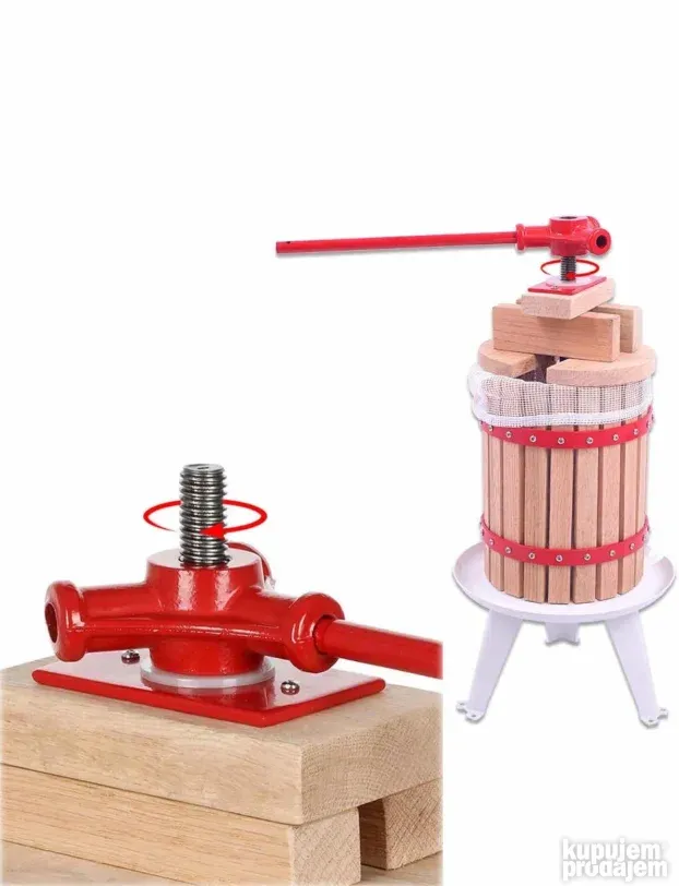 Rucna presa za grozdje/voce/sir 6L, 18L i 30 L - NOVO