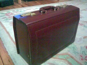 Poslovna Torba - Vrhunska Koža- Crna i Braon - Pilot Kofer