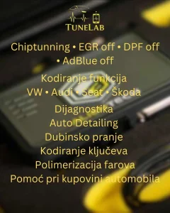 Gasenje EGR DPF AdBlue Mapiranje Dijagnostika