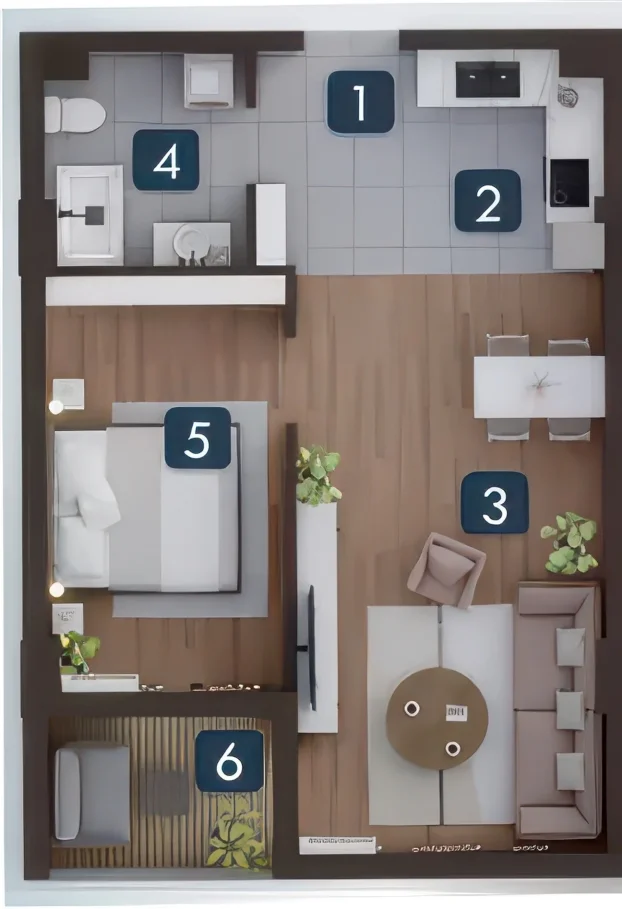 Kragujevac, Bubanj, 1.0 jednosoban, 45 m²