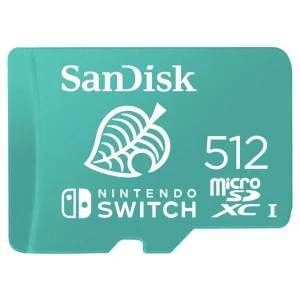 SANDISK microSDXC UHS I card for Nintendo Switch green 512GB