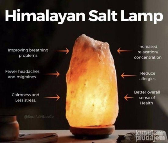 Lampa od himalajske soli