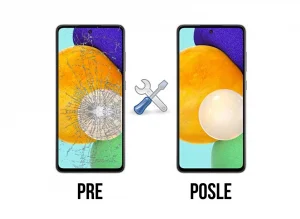 Samsung A73 REPARACIJA-Zamena polomljenog stakla ekrana