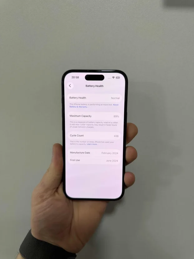 Iphone 15 Black 128Gb FABRIKA