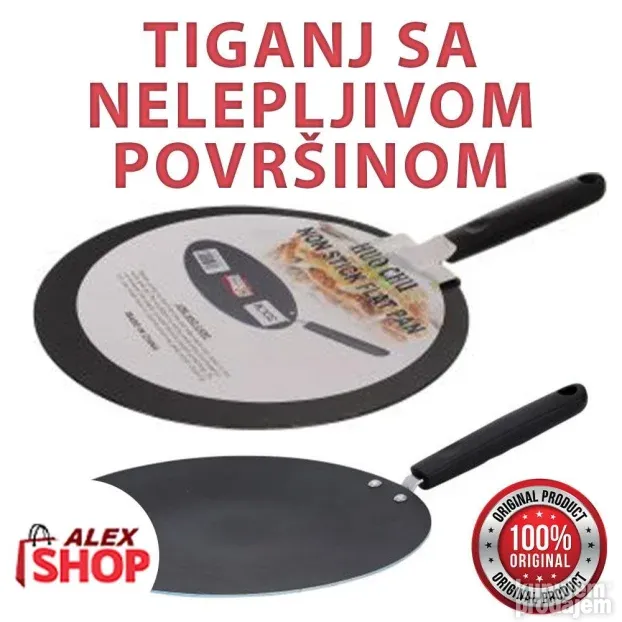 RAVAN tiganj za palačinke 100% nelepljiv