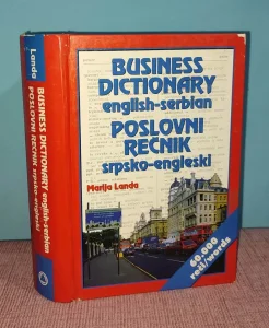 Poslovni rečnik englesko srpski srpsko engleski Marija Landa