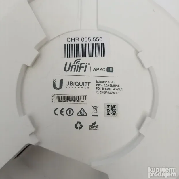 Ubiquiti AP AC LR 1167Mbps gigabitni LAN WiFi 5