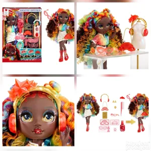 Rainbow High Creative Crystals Iris Bella Violet Amaya, novo