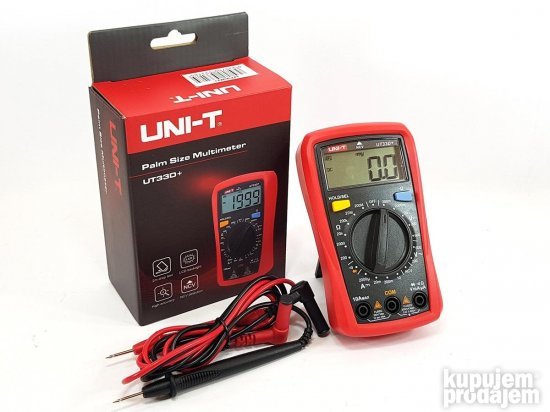 UNI-T UT33D+ Digitalni Unimer Otpor Zujalica NCV 600V