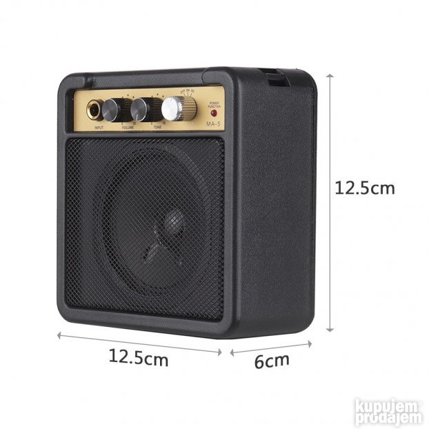Pojačalo mini za gitaru, na bateriju 9V