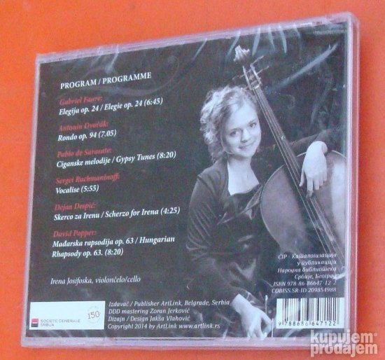 Irena Josifoska Violončelo