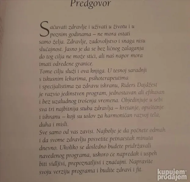 Knjiga Trenutak za zdravlje