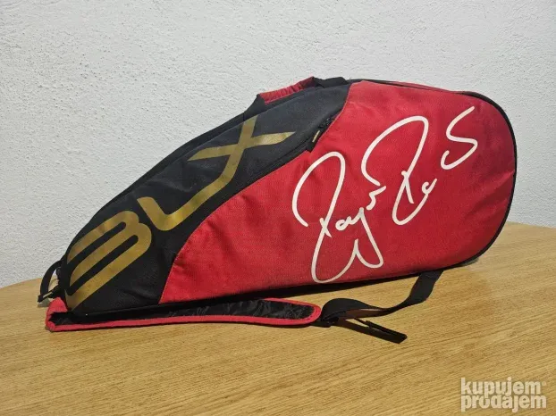 Velika torba za rekete Wilson BLX 12 Roger Federer rusak