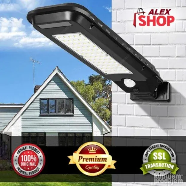 Veliki Solarni Led Reflektor 40w + Senzor pokreta