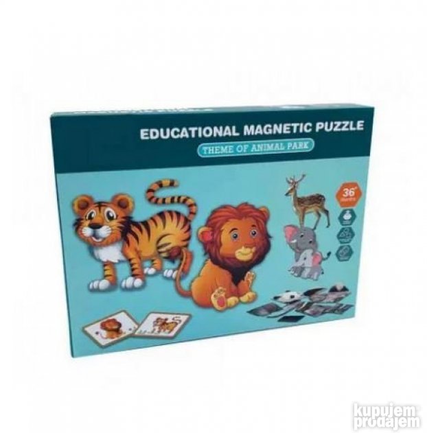 Best luck magnet puzzle divlje zivotinje BE8099906