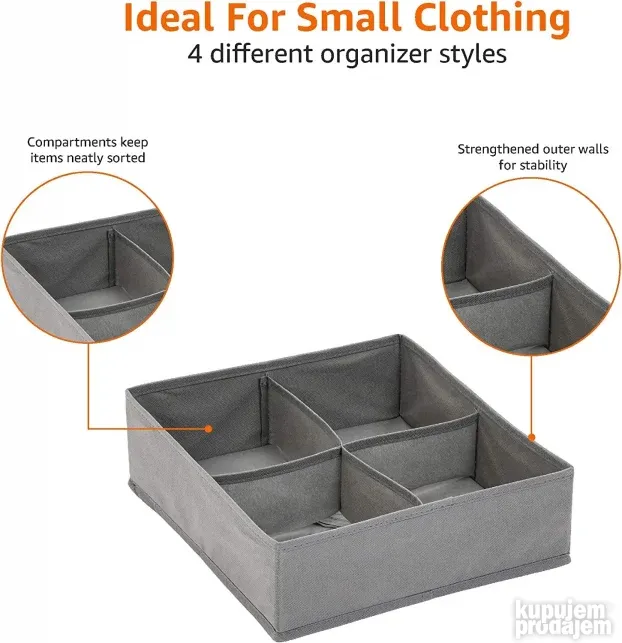 Organizator Fioke za Ves - Amazon basics