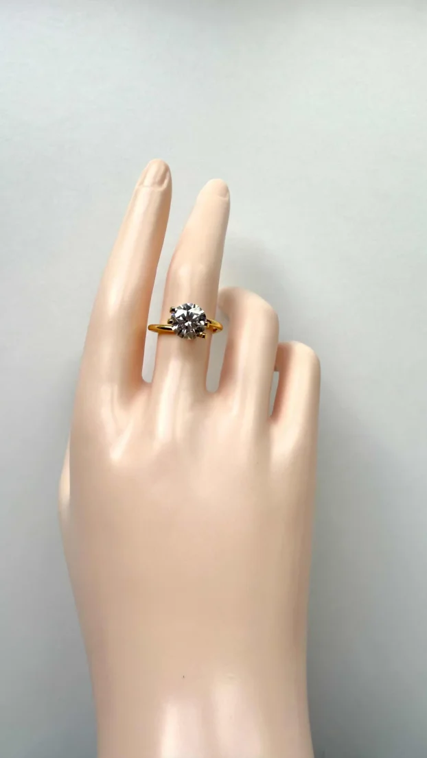Moissanite Diamond 3Ct D Dijamant VVS1 9mm POPUST