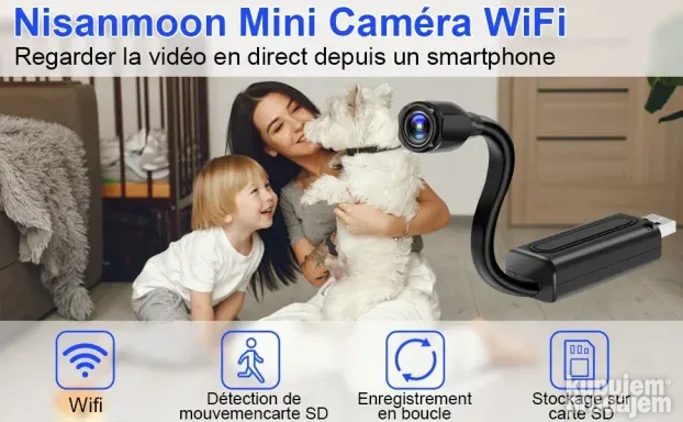 Mini USB WiFi kamera
