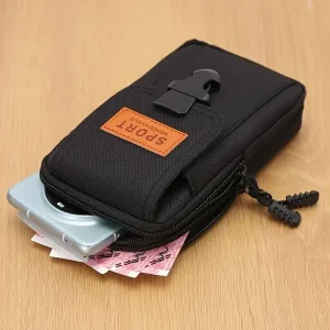 SPORT Taktička torbica za struk CRNA