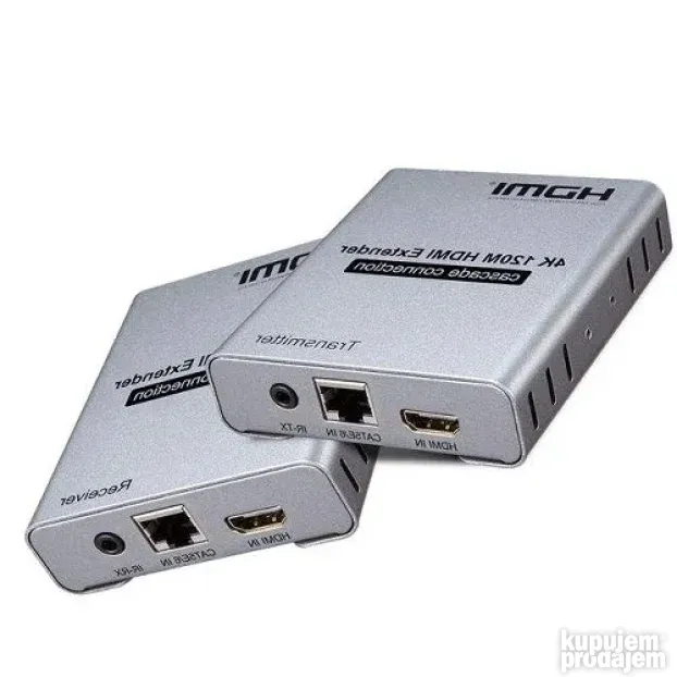 HDMI Extender 4K 120m 2 adaptera 5e/6 HDEX-12
