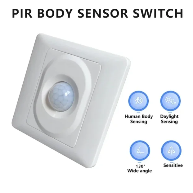 PIR Senzorski Prekidač 86 Tip - Automatsko Paljenje Svetla