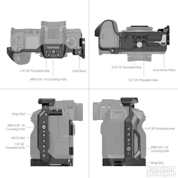 SmallRig Kavez za Fujifilm X-H2S 3934