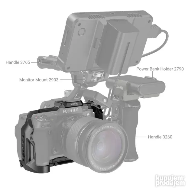 SmallRig Kavez za Fujifilm X-H2S 3934