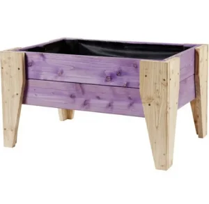 Žardinjera drvena 39x59x25cm ljubičasta