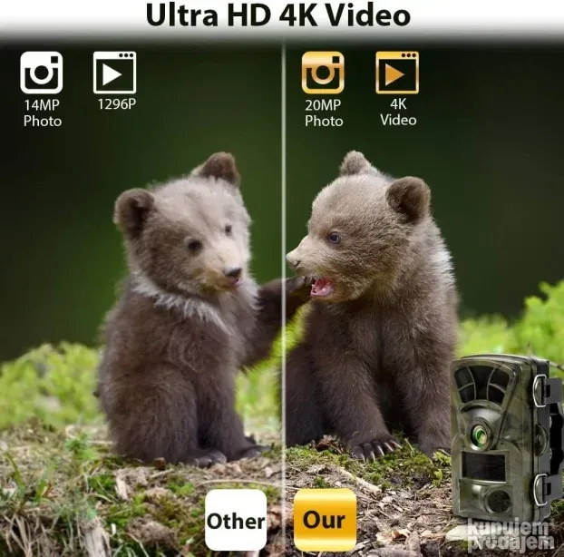 Kamera za lov CT-H885 WiFi 4K 20MP