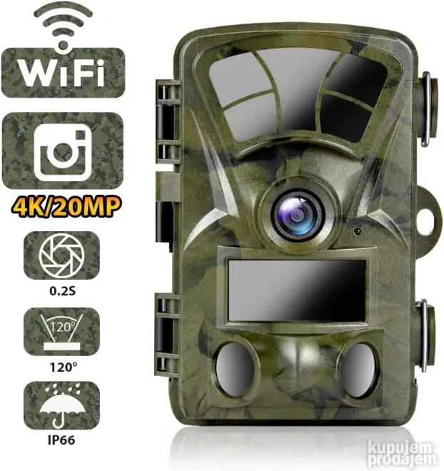 Kamera za lov CT-H885 WiFi 4K 20MP