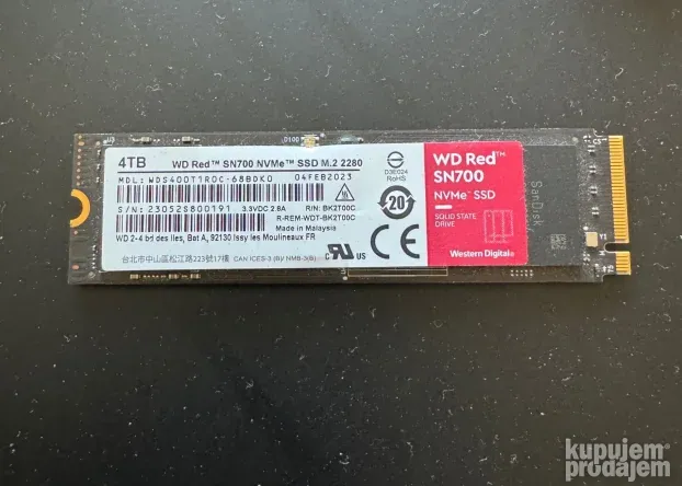 Western Digital Red SN 700, 4TB