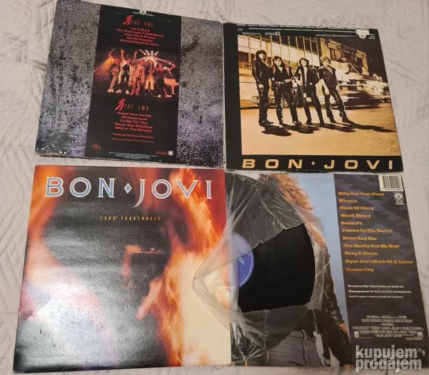 BON JOVI LP ploče kolekcionarska lična kolekcija 5/5