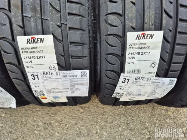 215 40 17 LETNJE NOVE RIKEN 8000 Dinara Komad Sa Ugradnjom