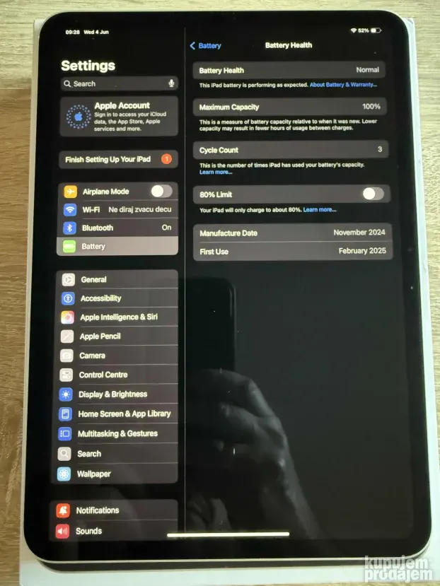 iPad Pro 11 inch 256 GB silver M4