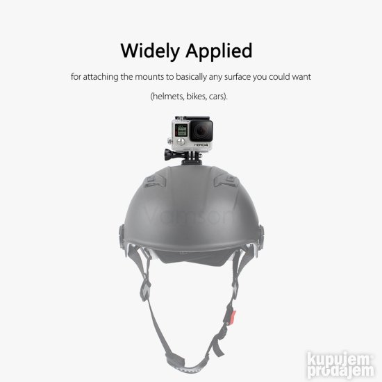 Set Nosaca za Kacigu za GoPro i Akcione Kamere TOP
