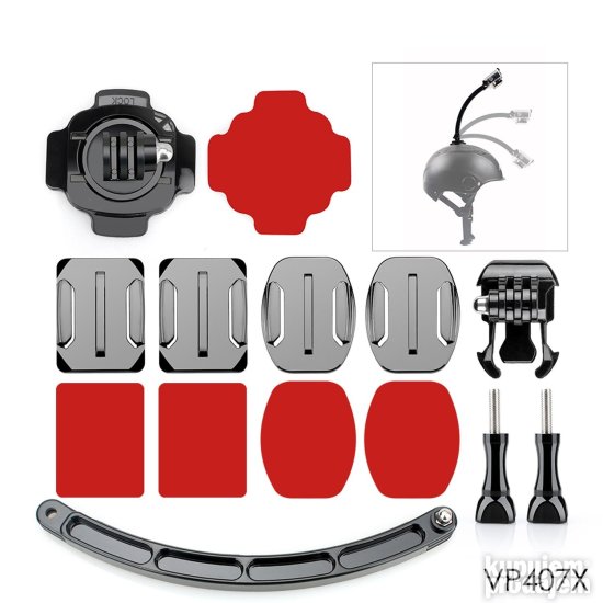 Set Nosaca za Kacigu za GoPro i Akcione Kamere TOP
