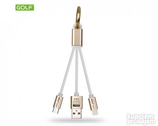 USB data kabl 2u1 android/iphone GOLF GC-35