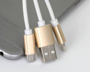 USB data kabl 2u1 android/iphone GOLF GC-35